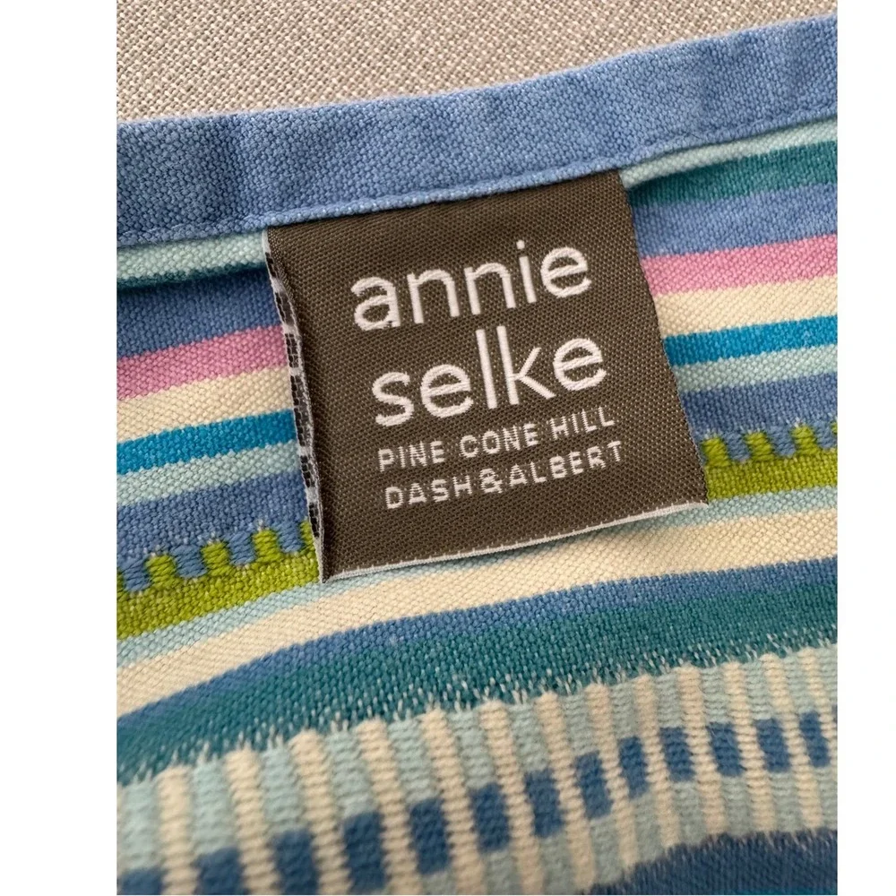 annie‎ selke Pine Cone Hill Dash & Albert Cotton Striped Apron